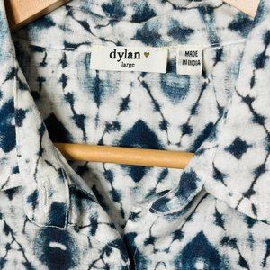 DYLAN / lightweight beautiful tie dye summer button down